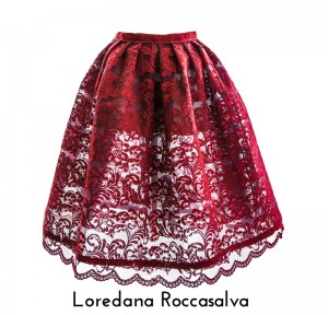 LOREDANA ROCCASALVA - GONNA ROSSO IN PIZZO 2FGNN